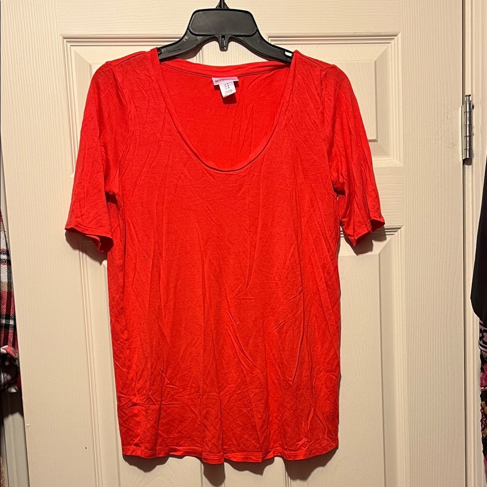 Motherhood Maternity Scoop Neck Short Sleeve Shirt- Size M